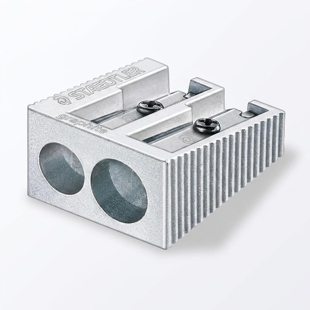 Dual Angle Metal Pencil Sharpener