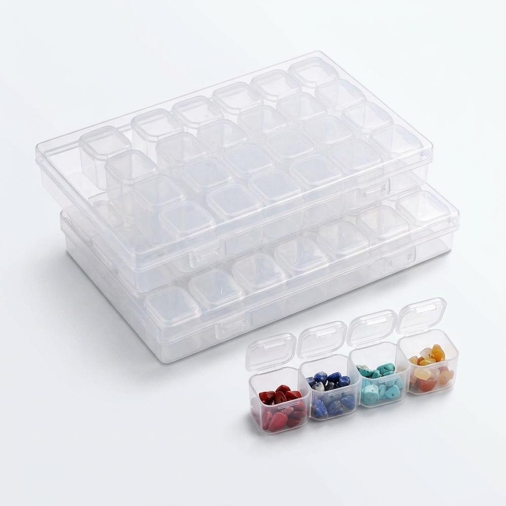 Multi-Compartment Bead Storage Boxes