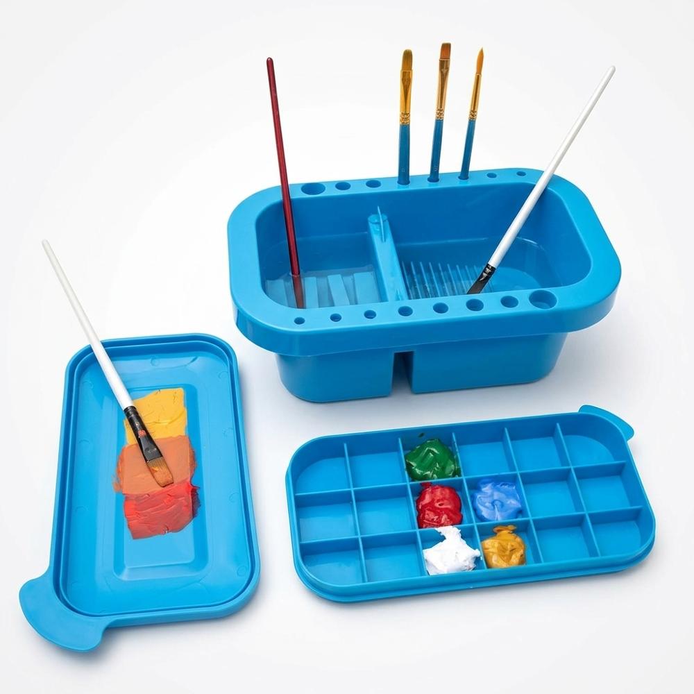 Brush Cleaner and Mixing Palette Combo