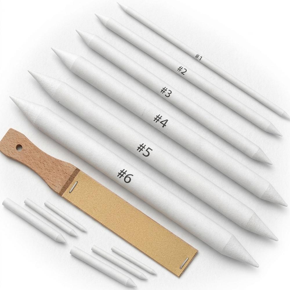 Artist Blending Stumps and Tools