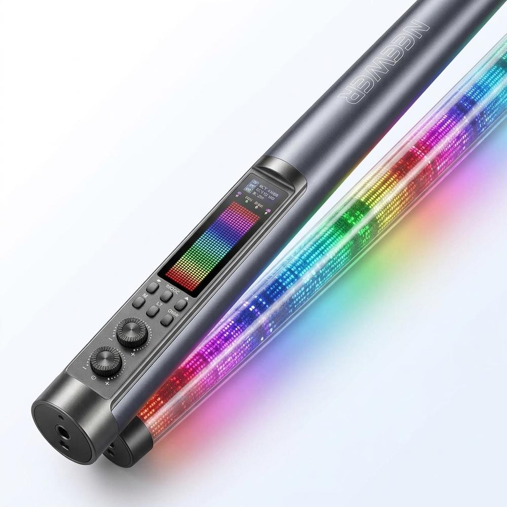 Portable RGB LED Video Light Wand