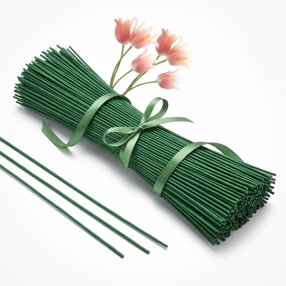 22-gauge floral stem wire for wiring pinecones, bows and dried flowers onto a wreath