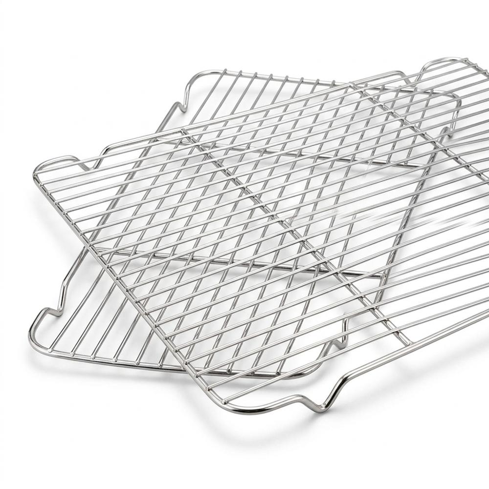 stainless steel wire racks for drying iced cookies with airflow