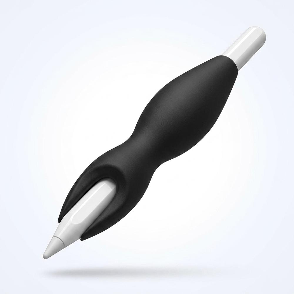 silicone grip that thickens a thin stylus barrel
