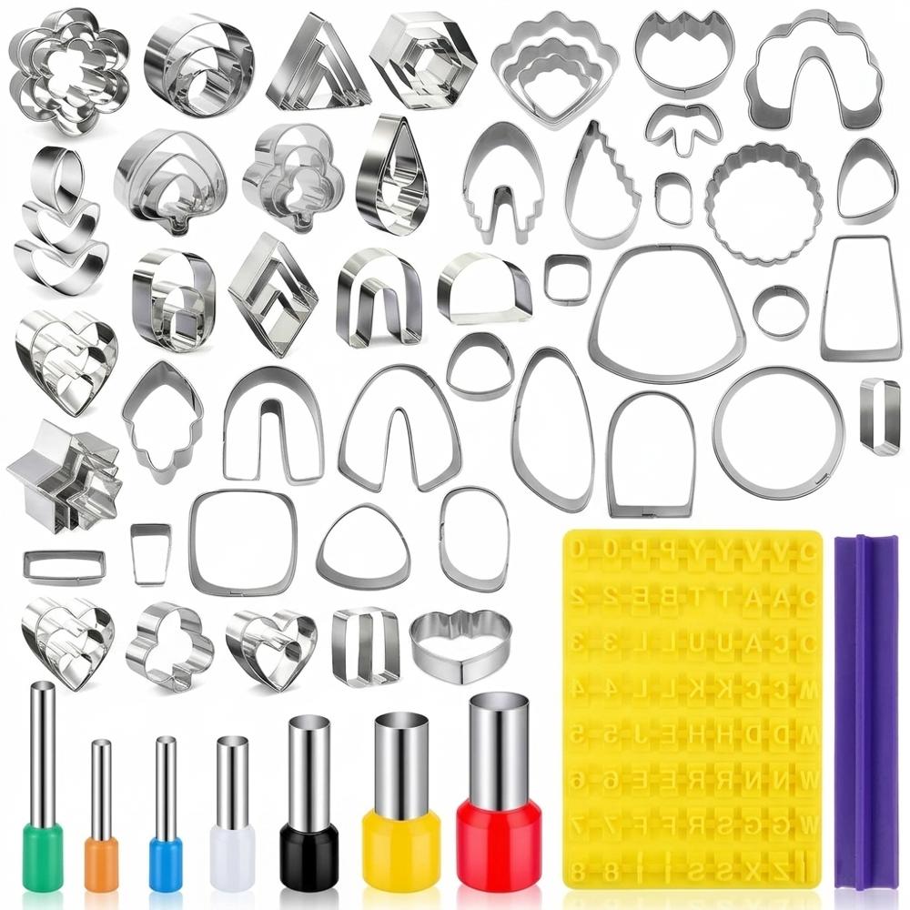Versatile Polymer Clay Cutter Set