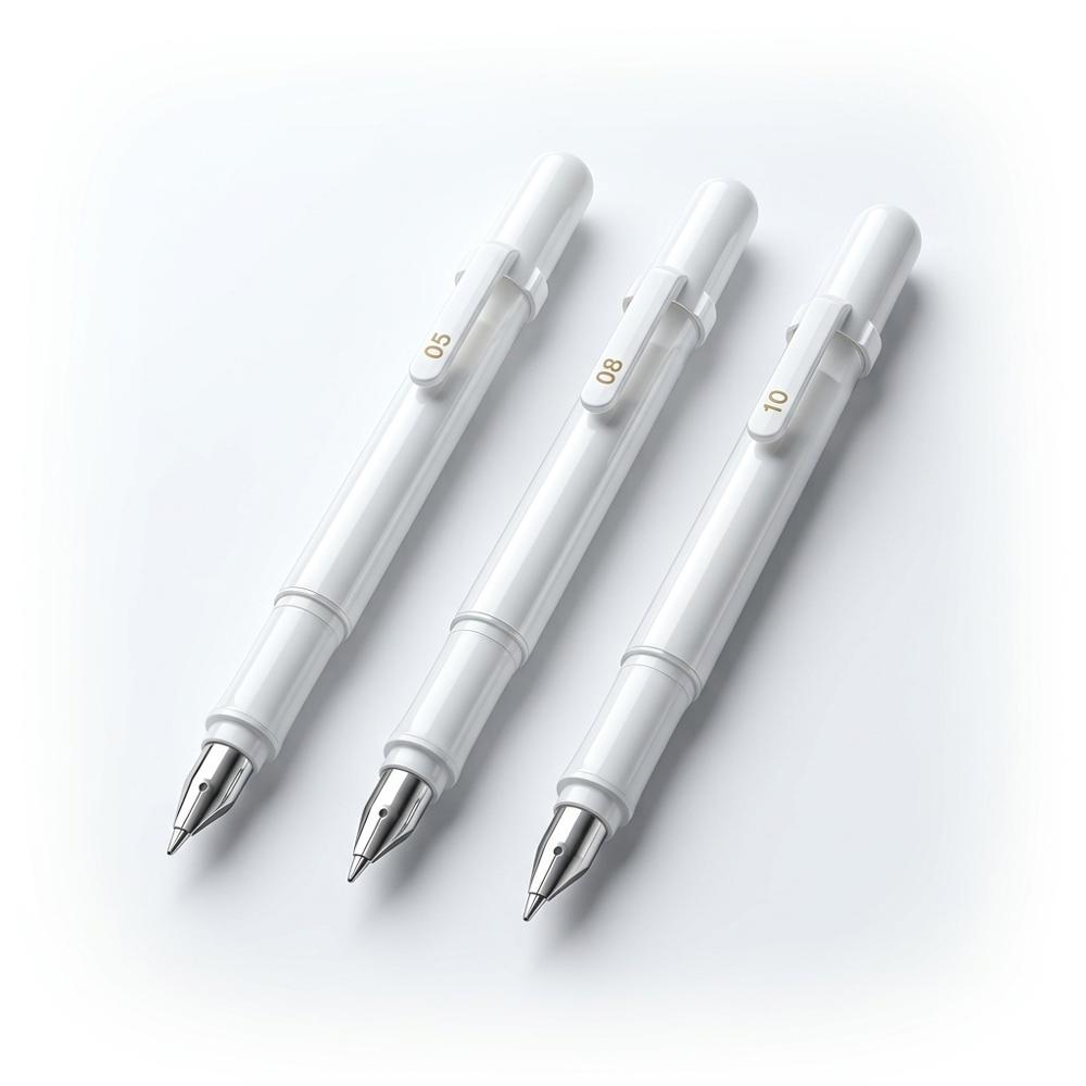 opaque white gel pens for highlights on top of marker color