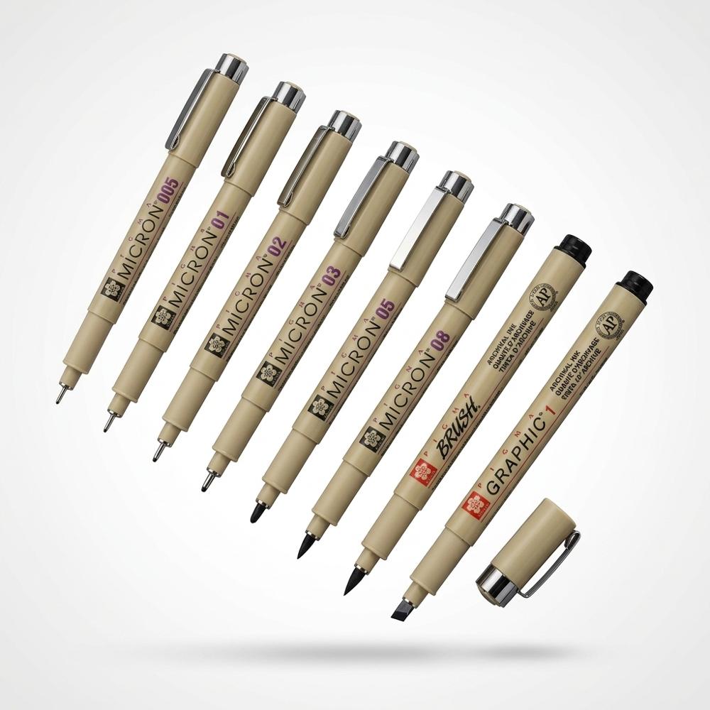 Archival Fine Line Drawing Pens