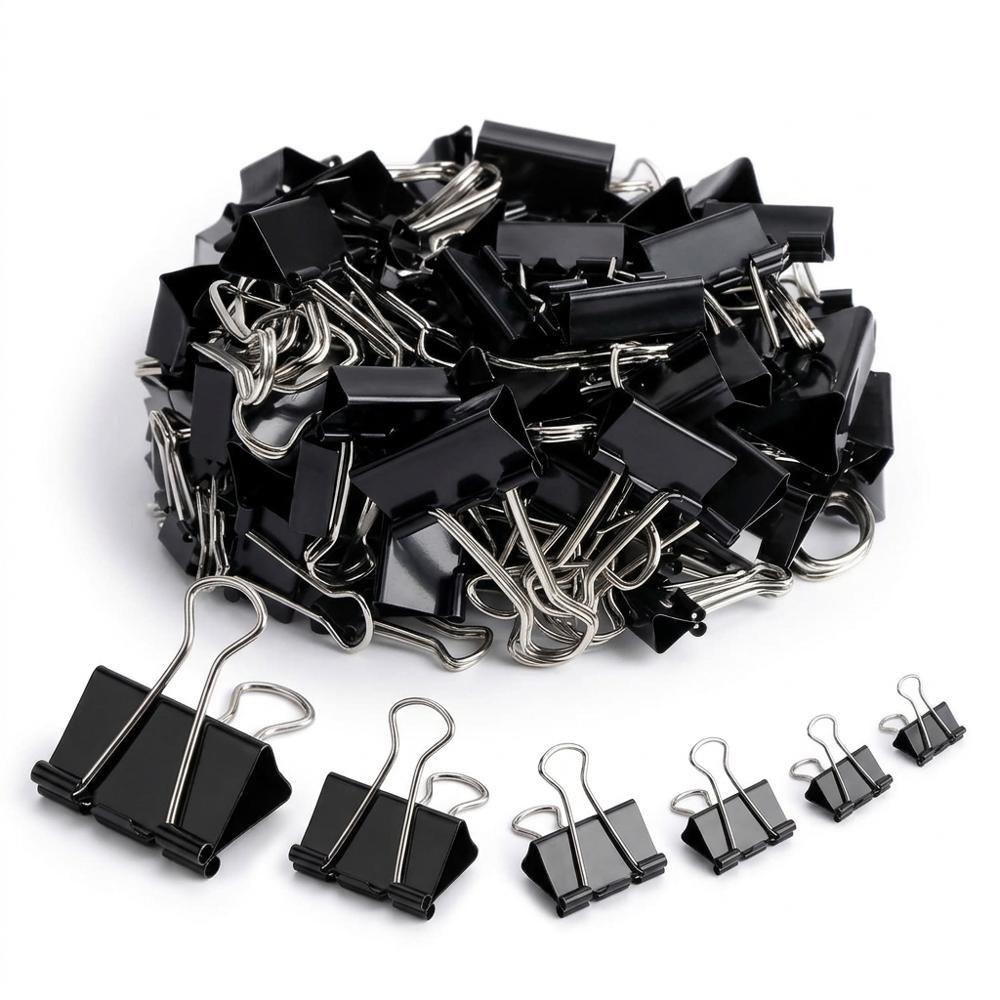 Assorted Steel Binder Clips