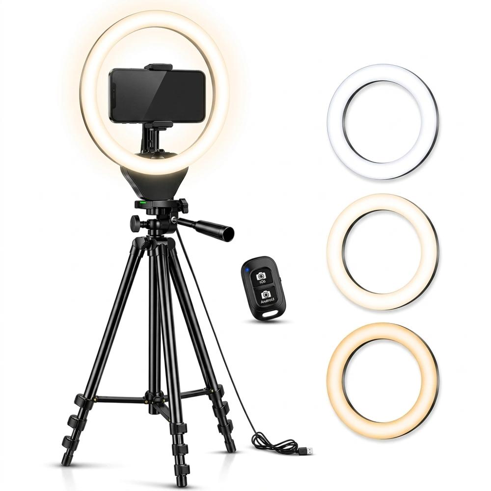 Adjustable Ring Light with Tripod