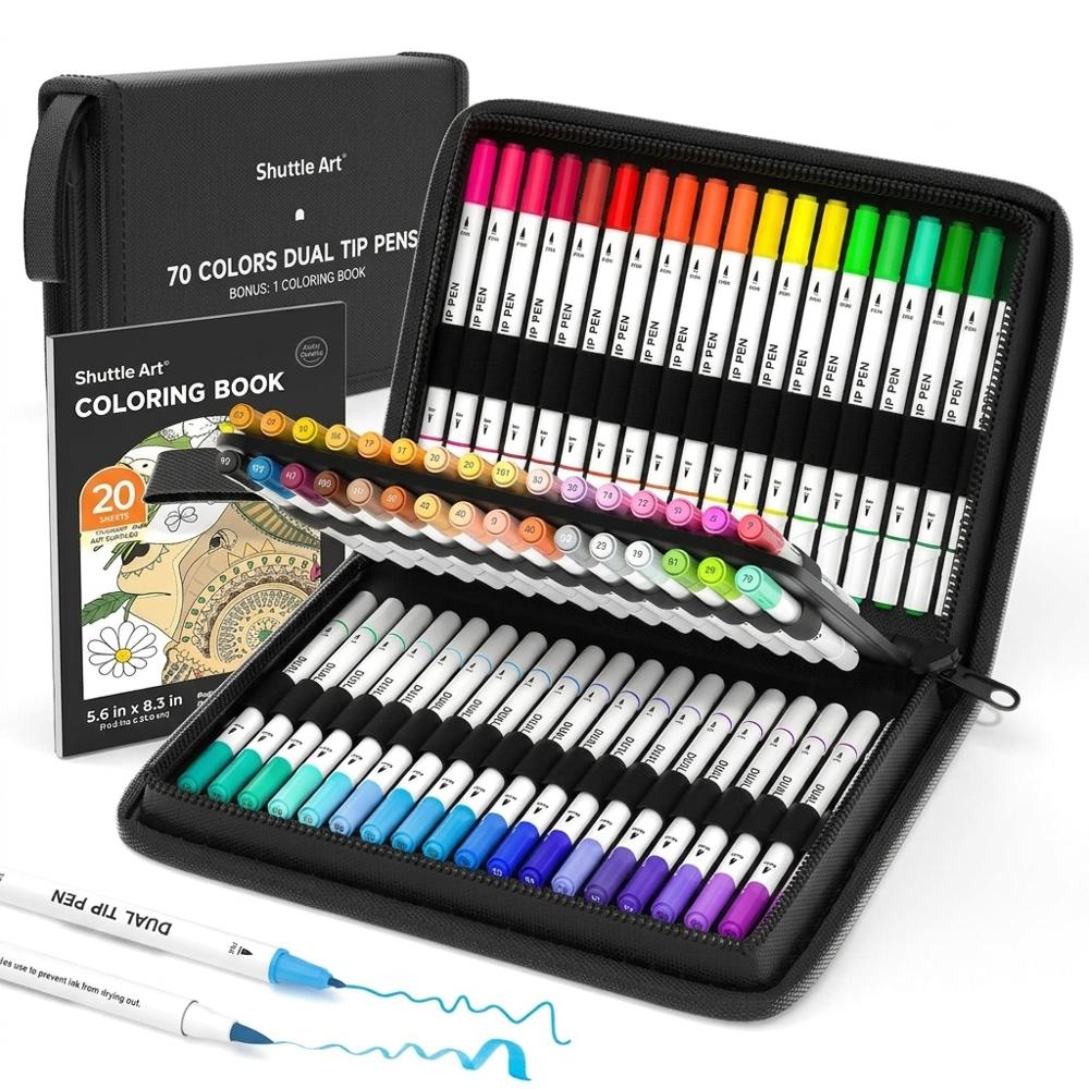 Dual Tip Brush Pen Set