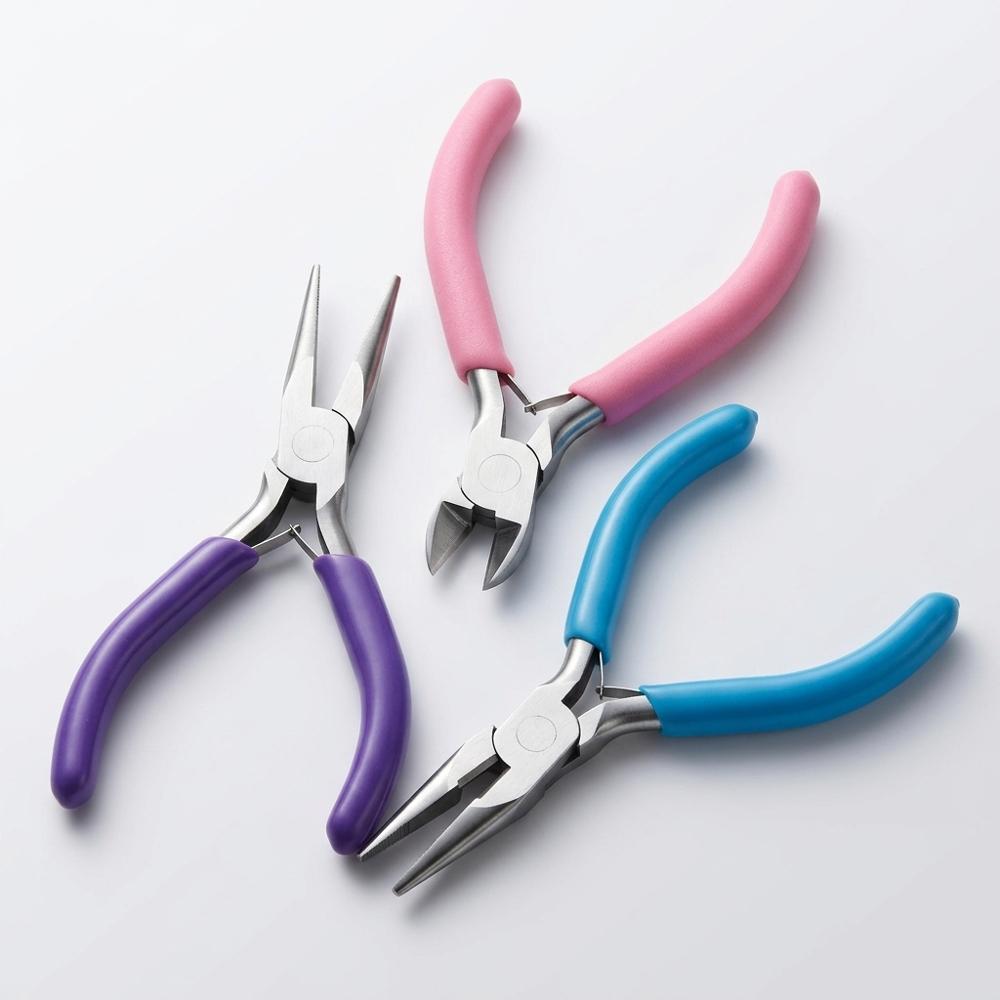 jewelry pliers set for opening and closing jump rings