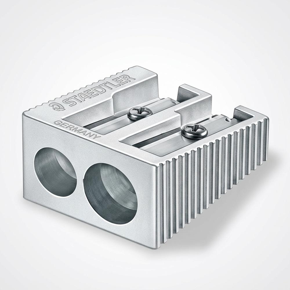 Metal Dual-Hole Pencil Sharpener