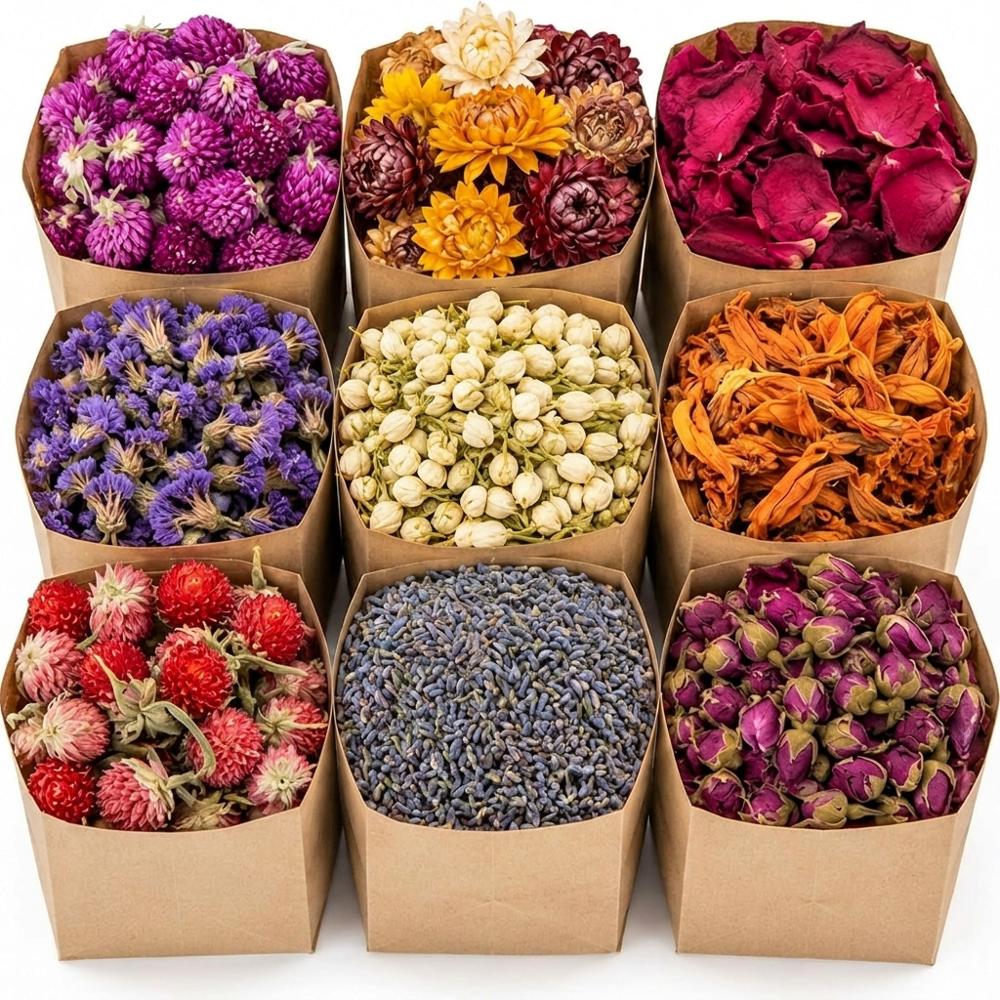 Natural Dried Herbs and Botanicals Kit