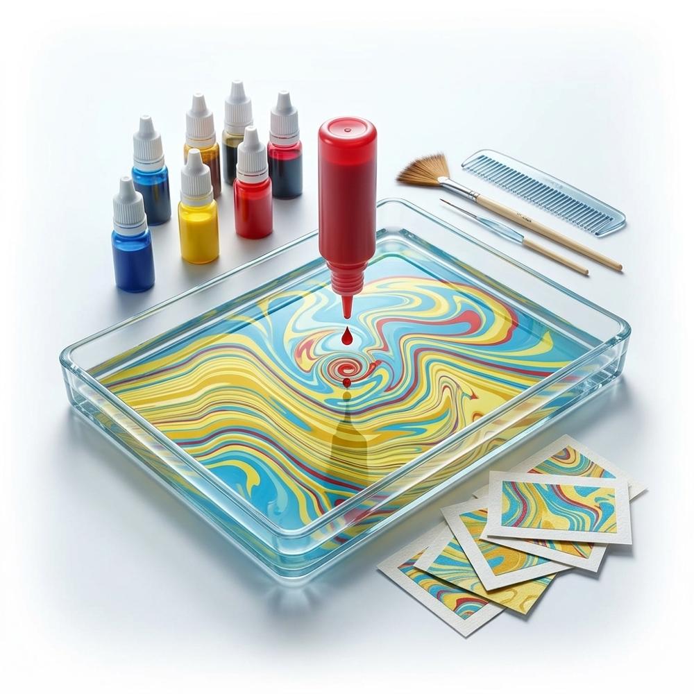 Watercolor Liquid Marbling Art Kit