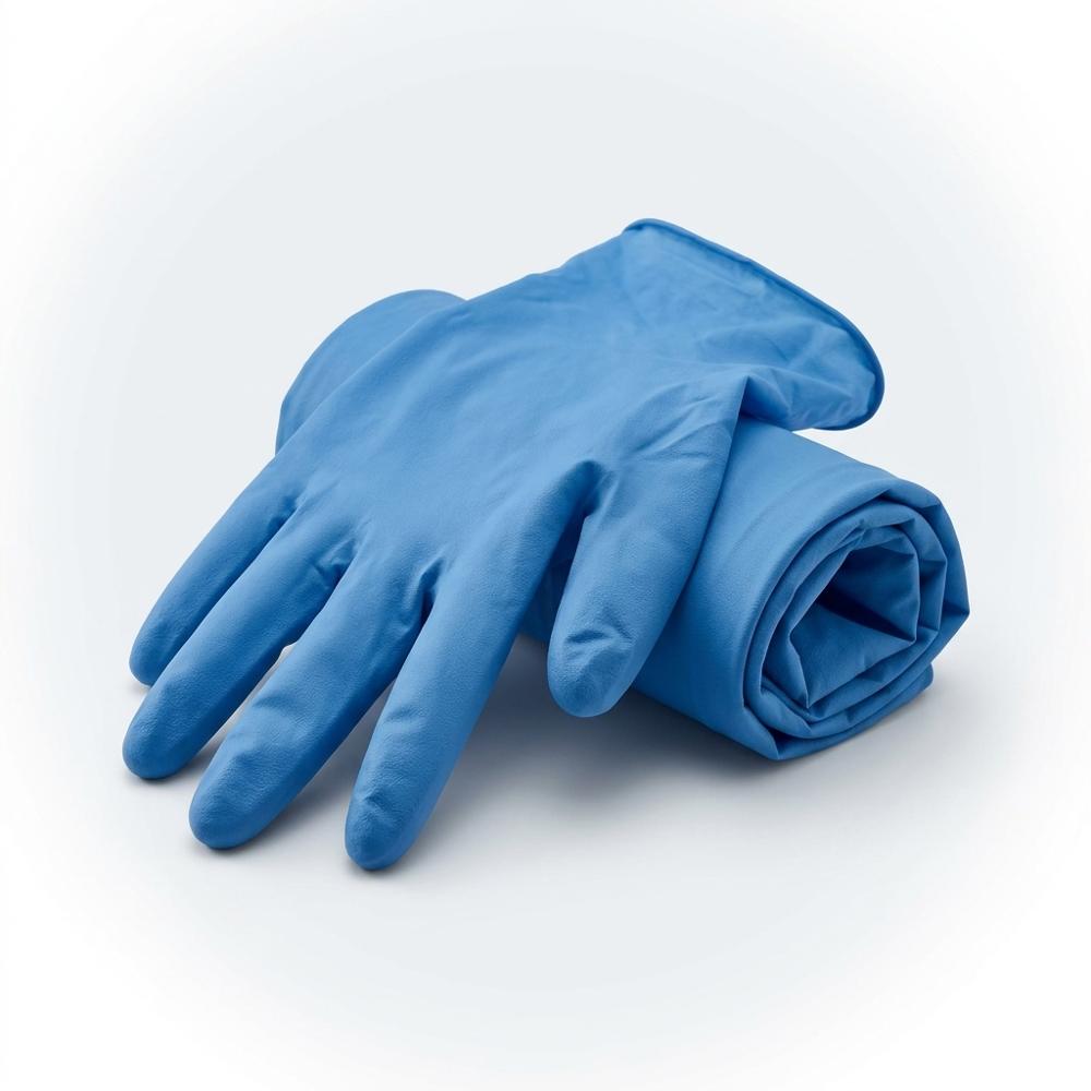disposable nitrile gloves for mixing and coating sessions
