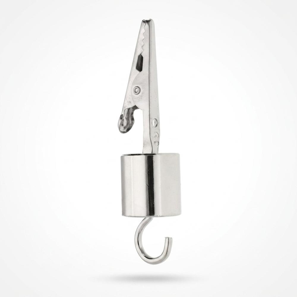 braiding counterweight with alligator clip