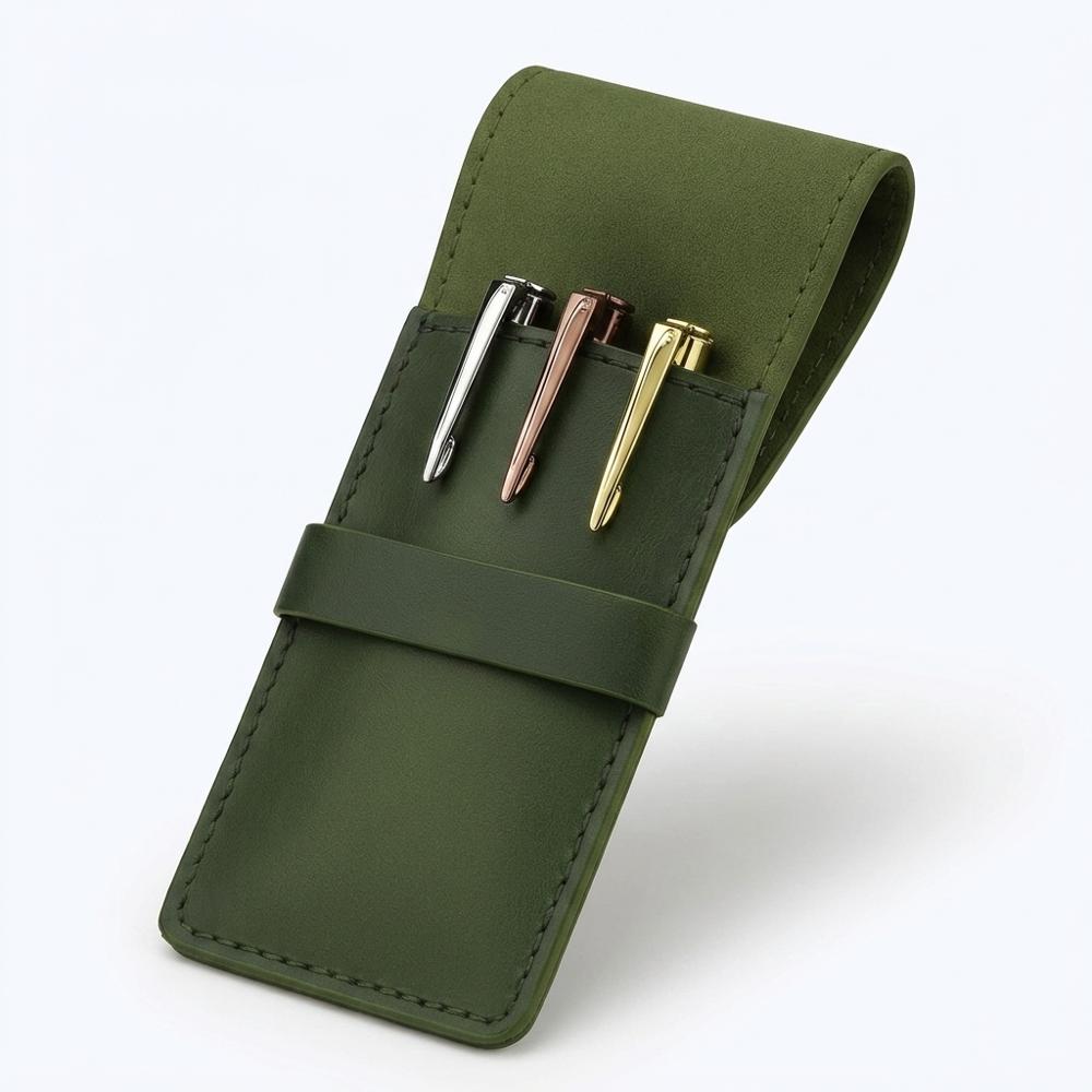 Premium Leather Pen Case