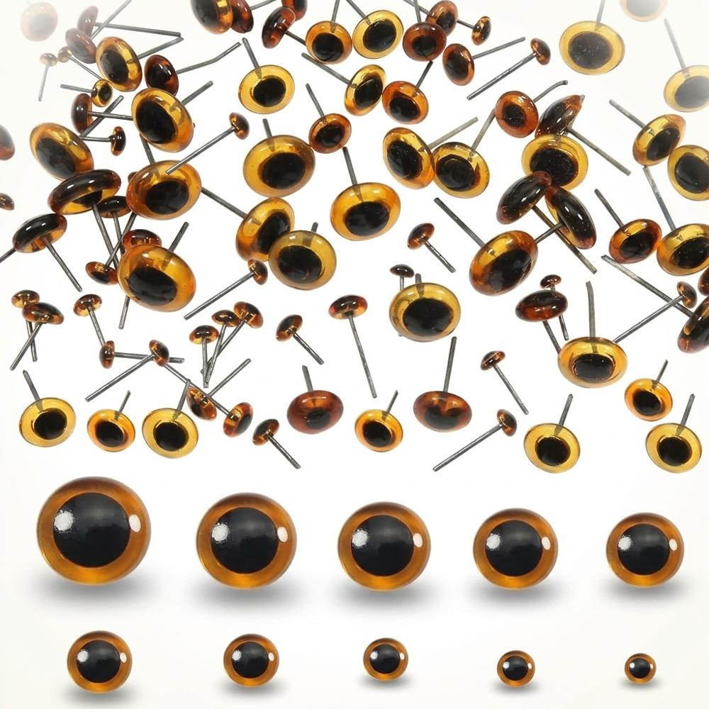 Realistic Glass Animal Eyes Set