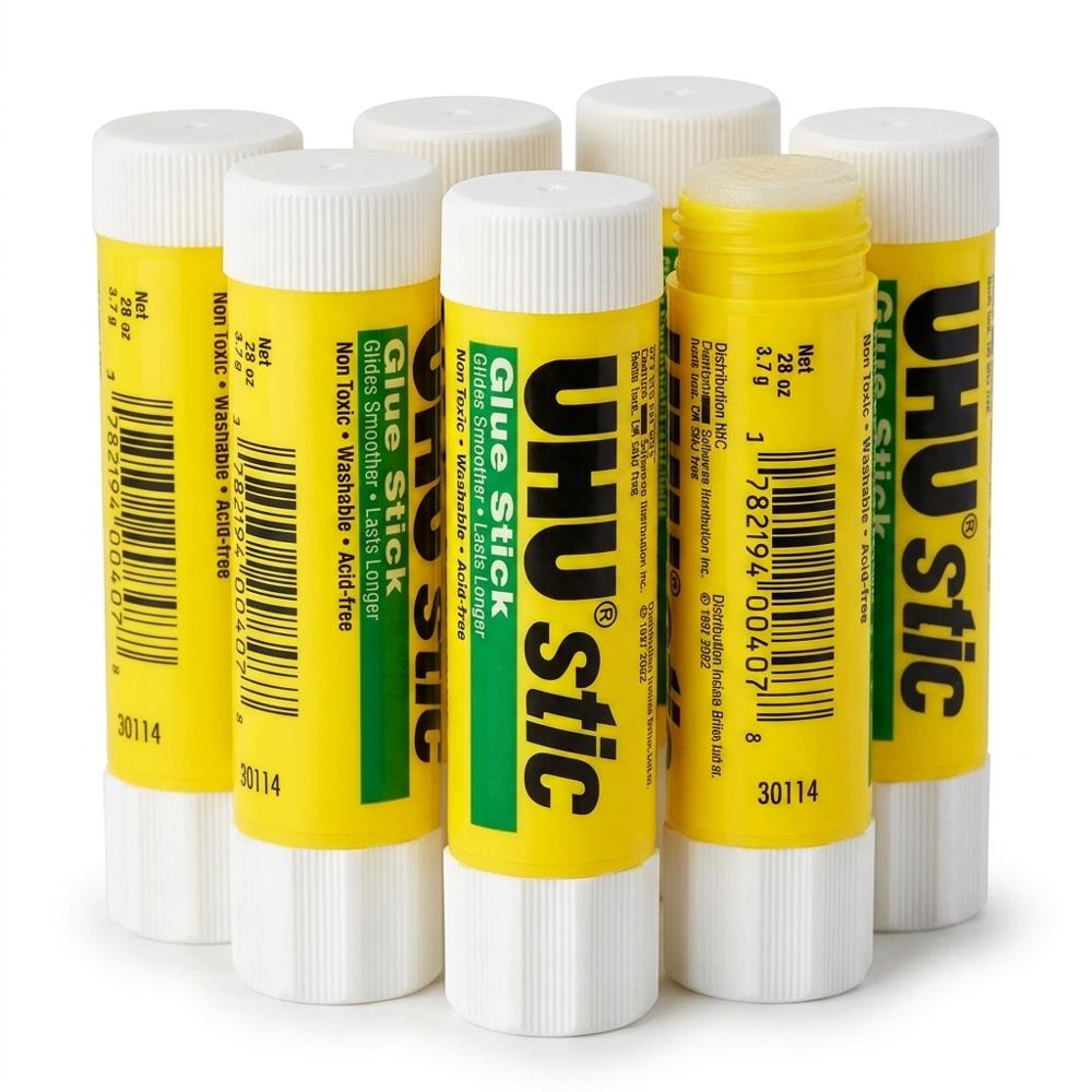 Permanent Clear Glue Stick Pack