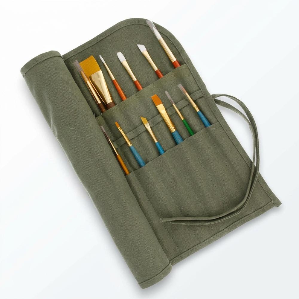 Portable Brush and Pen Organizer