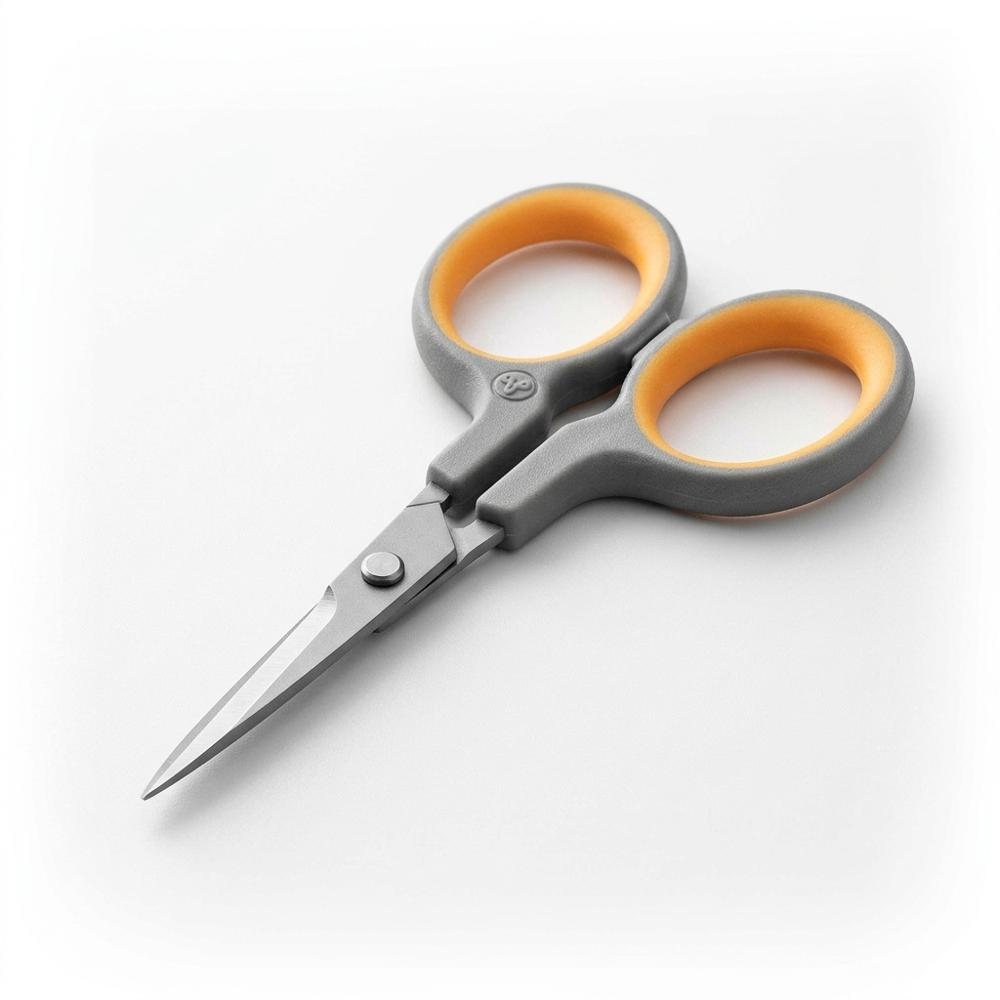 Small sharp-tipped scissors for cutting precise felt ornament shapes