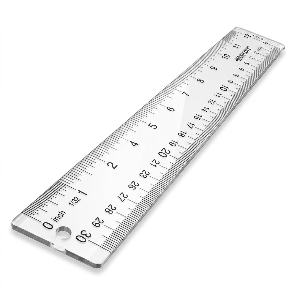 Durable Clear Acrylic Ruler