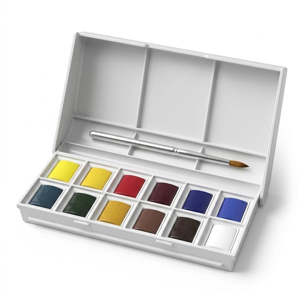 Compact Watercolor Paint Set