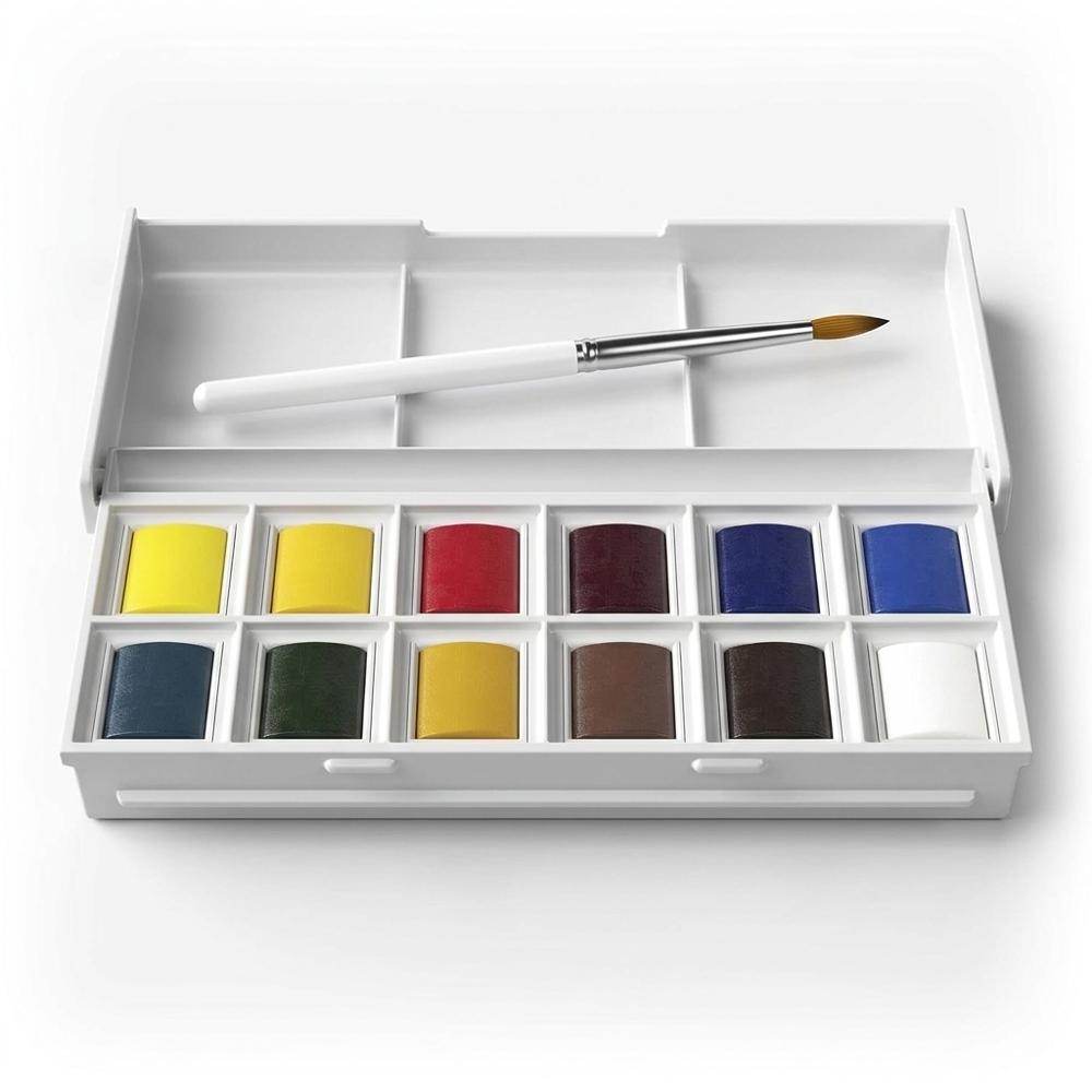 Portable Watercolor Paint Set