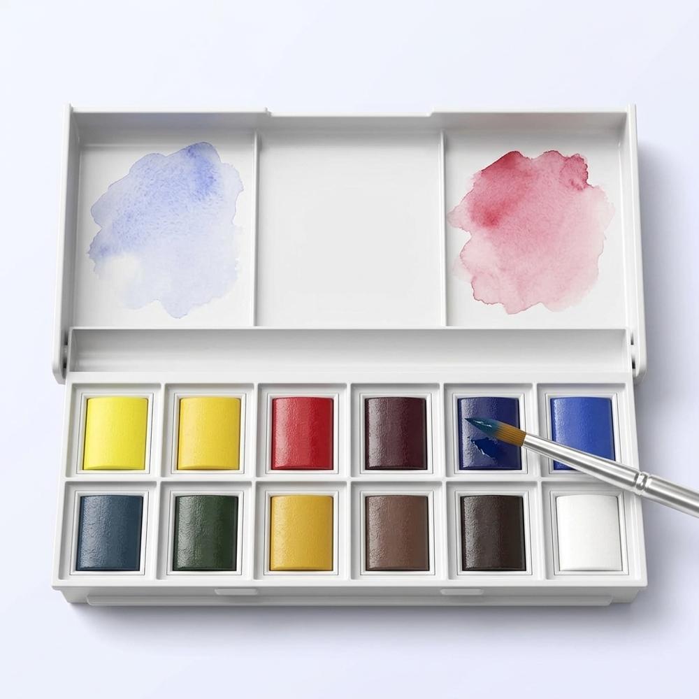 Portable Watercolor Paint Set