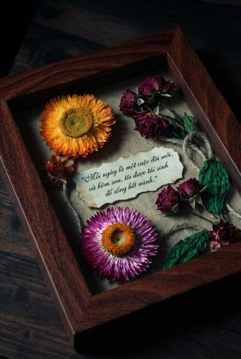 Dried blooms and a torn line