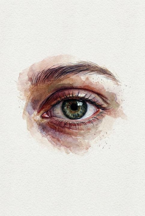 A single eye, studied