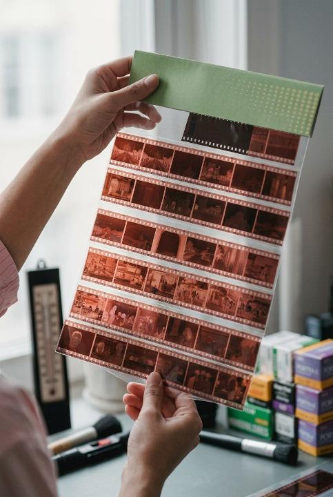 Reading the developed roll
