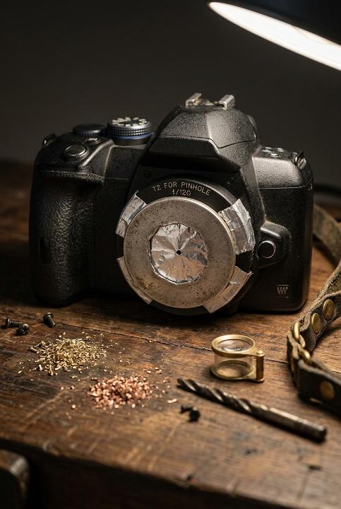 A camera made of tape