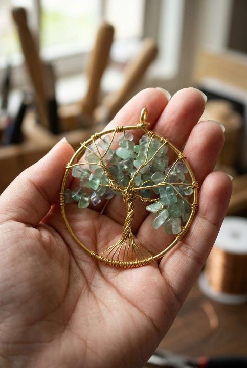 A tree grown from wire