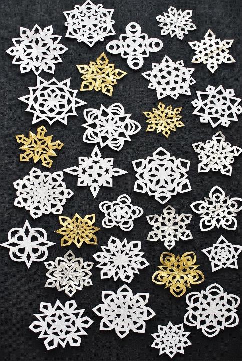 Thirty snowflakes, no two alike