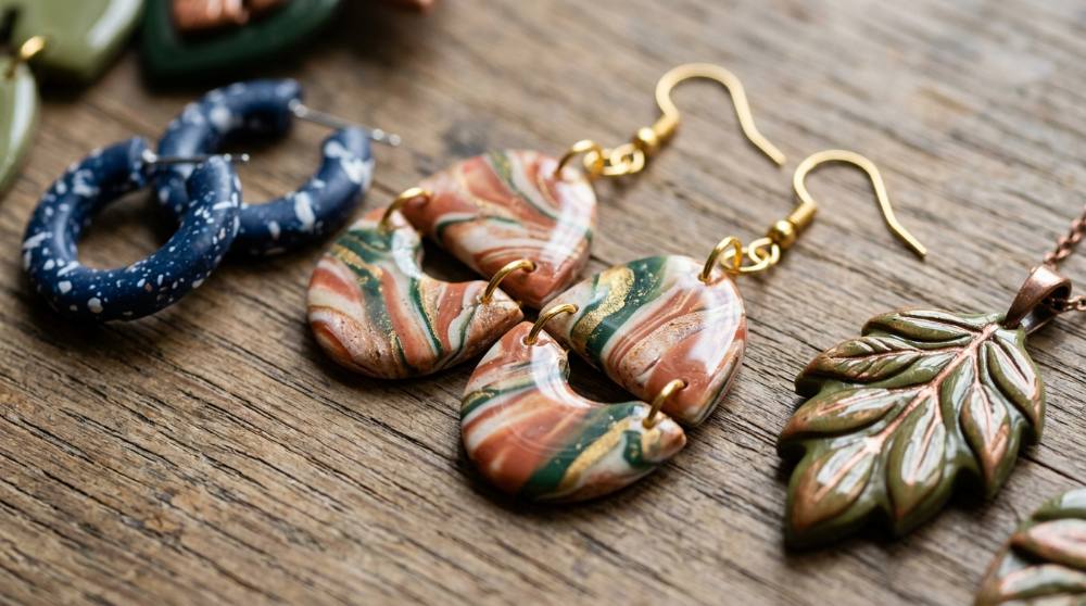 Bake Your First Polymer Clay Earrings and Pendants