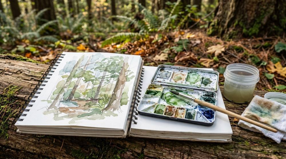 Watercolor Travel Sketching Beginner Essentials