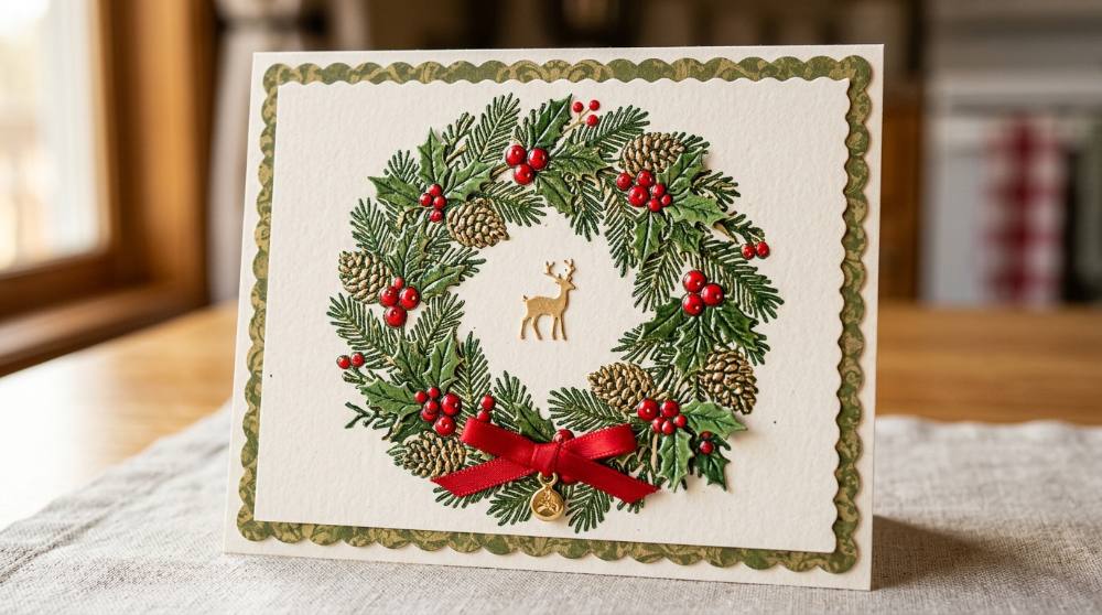 Make Your Own Christmas Cards: Stamping, Embossing, Dies