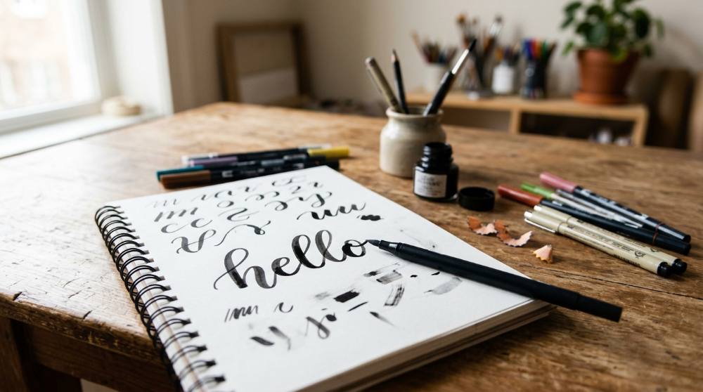 Hand Lettering From Scratch: Everything a Beginner Needs