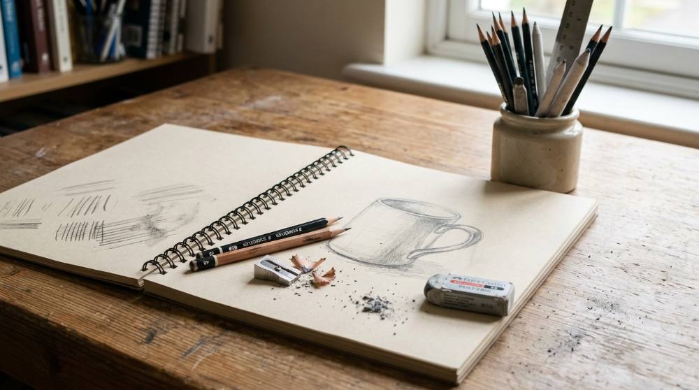 What You Actually Need to Start Pencil Sketching Today