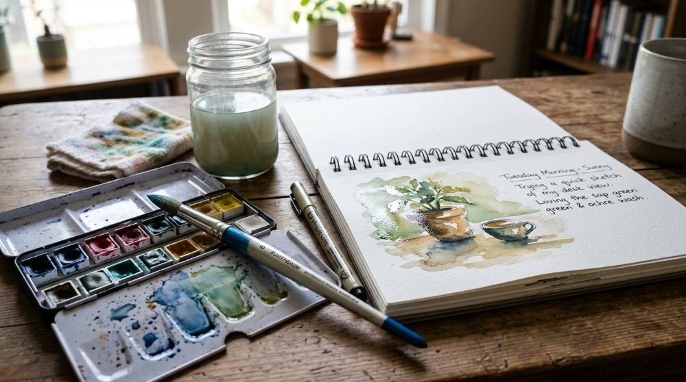 Watercolor Journaling: Beautiful Pages, No Skill Needed